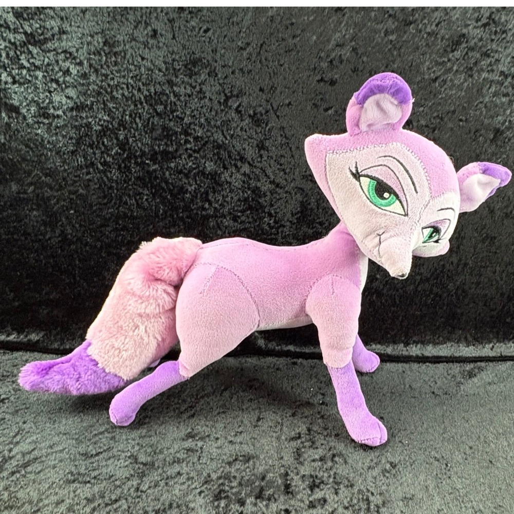 Bratz Petz Shayna Fox Plush‎ Poseable Purple Pink MGA Y2K Collectible Plush Toy
